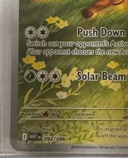 2025 Pokemon White Flare Sawsbuck Illustration Rare Full Art #092/086 - Image 5