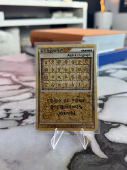 Pokemon TCG Alph Lithograph Heart Gold Soul Silver 2010 - Image 1