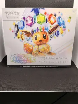 Prismatic Evolutions Pokemon Center Exclusive Elite Trainer Box Factory Sealed - Image 1