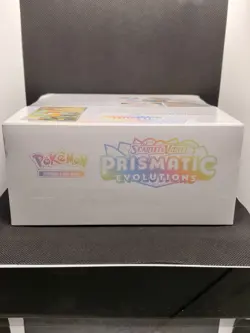 Prismatic Evolutions Pokemon Center Exclusive Elite Trainer Box Factory Sealed - Image 5