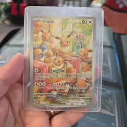 Pokemon TCG Twilight Masquerade Eevee Illustration Rare 188/167 Pack Fresh Mint! - Image 1