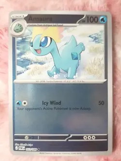Pokemon Amaura Reverse Holo Common ME03: Perfect Order 023/088 NM - Image 1
