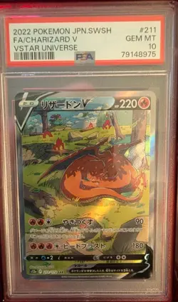 Pokemon Charizard V 211/172 Full Art Special Art Rare Holo Vstar Universe PSA 10 - Image 1