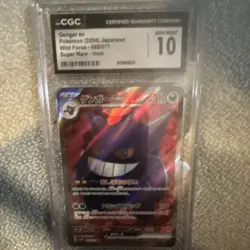 Pokemon CGC 10 Gengar ex Wild Force Japanese Super Rare Holo 2024 088/071 - Image 2