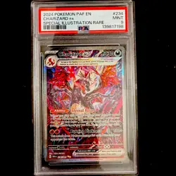 Pokemon Charizard ex Special Illustration Rare Holo SV: Paldean Fates PSA 9 - Image 1