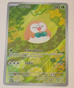 Pokemon TCG: Perfect Order - ROWLET 090/088 - Illustration Rare (IR) - MINT - Image 1