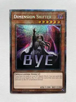 Yu-Gi-Oh! Dimension Shifter STAMPED STARLIGHT RARE RA05-EN132 - Image 1