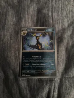 POKEMON UMBREON 130/197 UNCOMMON REVERSE HOLOFOIL OBSIDIAN FLAMES NM CARD - Image 1