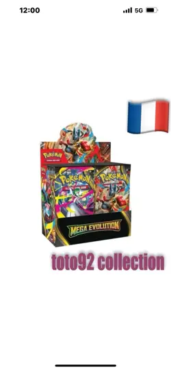 Pokemon Display 36 Booster Mega Evolution scelle Livre Vers Le 06/10/2025 - Image 1