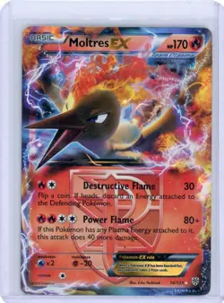 Pokemon Card - Moltres EX Team Plasma - 14/135 - Plasma Storm - 2013 - Image 1