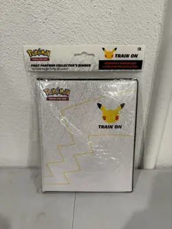 Pokemon TCG 25th Anniversary First Partner Collector’s Binder Pikachu Card Jumbo 820650809606 - Image 1