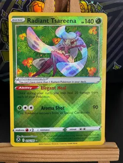 Pokemon Card - Radiant Tsareena 016/195 - Silver Tempest - Image 1
