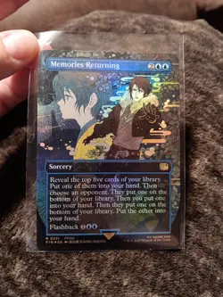 MTG Magic The Gathering Memories Returning Foil FIN Borderless Final Fantasy - Image 1