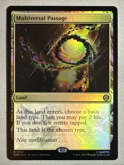 MTG / Multiversal Passage / SPM / #180 / FOIL / Rare / NM - Image 1