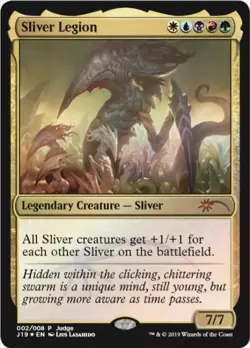 1x Sliver Legion - Foil Light Play MTG Magic - Kid Icarus - - Image 1