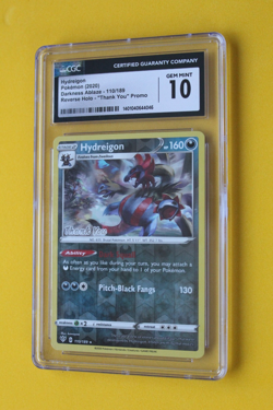 2020 POKEMON DARKNESS ABLAZE HYDREIGON REVERSE HOLO 110/189 CGC 10 - Image 1