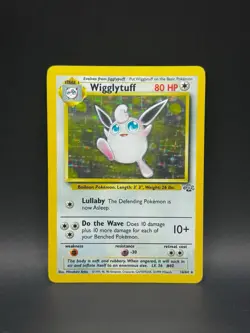Vintage Pokemon Jungle Wigglytuff 16/64 Holo Rare NM / LP+ WOTC 1999 - Image 2