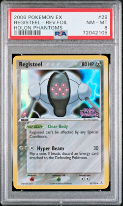 Pokemon Registeel EX Holon Phantoms Reverse Holo Rare #29 PSA 8 NM-MT - Image 1