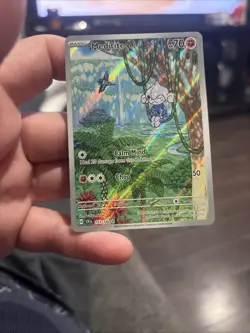 Meditite NM IR 153/142 Sv07: Stellar Crown Pokemon TCG Holo - Image 1