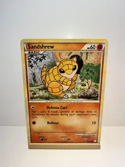 Sandshrew 79/123 Common HeartGold & SoulSilver Pokemon Lightly Played - Image 1