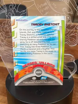Tracey Sketchit HV8 - Pokemon 2000 Topps TV Heroes & Villians - Canadian Seller! - Image 2