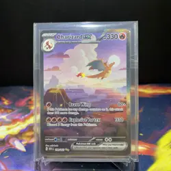 Pokemon TCG Charizard EX 199/165 Scarlet & Violet 151 NM - Image 1