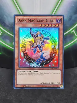 Yugioh Dark Magician Girl DPBC-EN009 Super Rare 1st Edition NM - Image 1