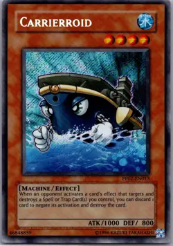 Carrierroid Secret Rare Premium Pack 2 Effect Monster PP02-EN015 LP-NM - Image 1