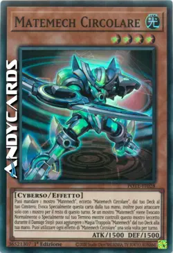 MATEMECH CIRCOLARE (Mathmech Circular) • Super R • POTE IT028 • Yugioh ANDYCARDS - Image 1