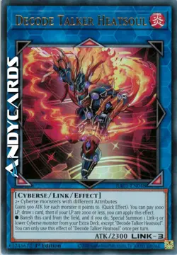 DECODE TALKER HEATSOUL • Ultra R • RA01 EN048 • 1Ed • Yugioh! • ANDYCARDS - Image 1