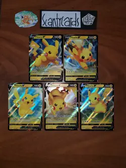 Pokemon Pikachu V Lover Card Set Mini Collection - Image 1