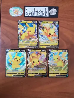 Pokemon Pikachu V Lover Card Set Mini Collection - Image 2