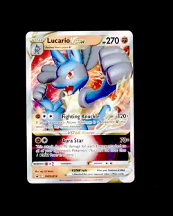 NM SWSH: Sword & Shield Promo Cards Holo Lucario VSTAR - SWSH214 - Image 1