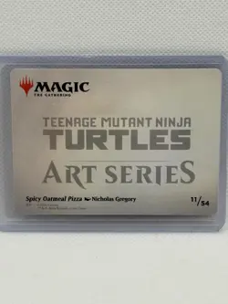 Spicy Oatmeal Pizza Art Card Art Series: TMNT Regular 11/54 - Image 2