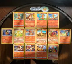 Pokemon Charmander Charmeleon Charizard Lover Card Set Mini Collection - Image 1