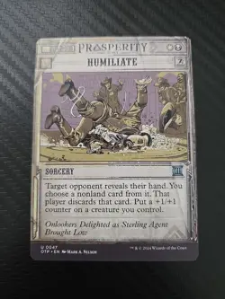 Humiliate - Outlaws of Thunder Junction Breaking News OTP - MTG - NM - Image 1