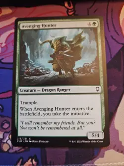 Avenging Hunter Commander Legends: Battle for Baldur's Gate Regular MTG NM - Image 1