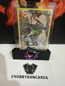 Smeargle TG10/TG30 Silver Tempest Trainer Gallery Pokemon Holo NM - Image 1
