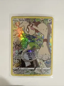 Smeargle TG10/TG30 Silver Tempest Trainer Gallery Pokemon Holo NM - Image 2