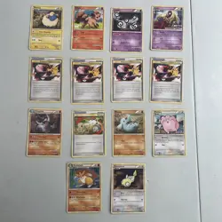 Pokemon TCG 2010 HeartGold & SoulSilver Lot of 14 Cards -- Sandslash Vulpix Jynx - Image 1