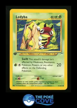 Ledyba 71/105 | Neo Destiny | Pokemon Common | MP Tomokazu Komiya - Image 1