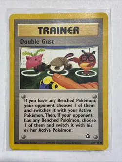 Double Gust 100/111 1st Edition Common | Neo Genesis 2000 | Pokemon TCG | LP - Image 1