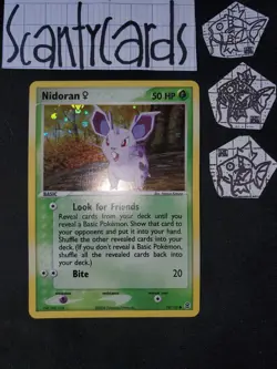 Pokemon NM FireRed & LeafGreen Reverse Holo Nidoran F 70/112 - Image 1