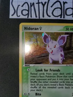 Pokemon NM FireRed & LeafGreen Reverse Holo Nidoran F 70/112 - Image 3