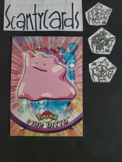 Pokemon LP 2000 Topps Pokemon TV Animation Edition Series 3 Non Holo #132 Ditto - Image 1