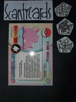 Pokemon LP 2000 Topps Pokemon TV Animation Edition Series 3 Non Holo #132 Ditto - Image 3