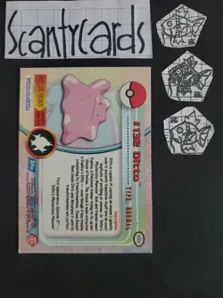 Pokemon LP 2000 Topps Pokemon TV Animation Edition Series 3 Non Holo #132 Ditto - Image 4