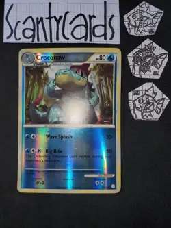 Pokemon NM Heartgold & Soulsilver Reverse Holo Croconaw 38/123 - Image 1