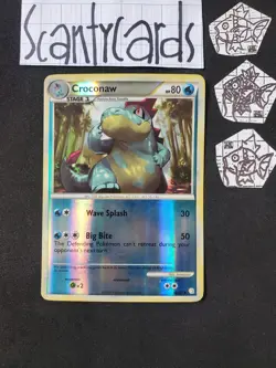 Pokemon NM Heartgold & Soulsilver Reverse Holo Croconaw 38/123 - Image 2