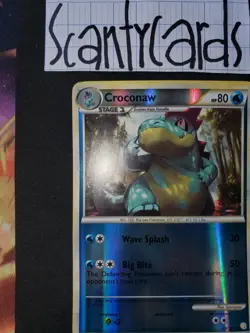 Pokemon NM Heartgold & Soulsilver Reverse Holo Croconaw 38/123 - Image 3